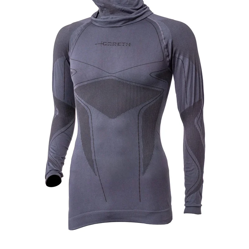Gareth Base Layer Jersey With Silver Ions "Winter" Warming Long Sleeve - Grafit