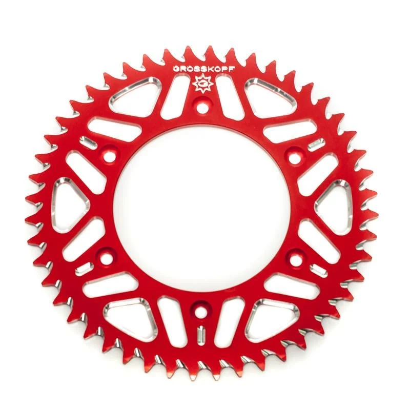 Grosskopf REAR Sprocket Aluminium T7075 Ergal , BETA RR '13-'25, JTR210.48 LANC.520 - Red 289 48