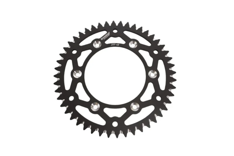 Grosskopf REAR Sprocket Aluminium T7075 Ergal 289 48 28948 Honda CR/CRF '83-'25, BETA RR '13-'25, JTR210.48 - Black