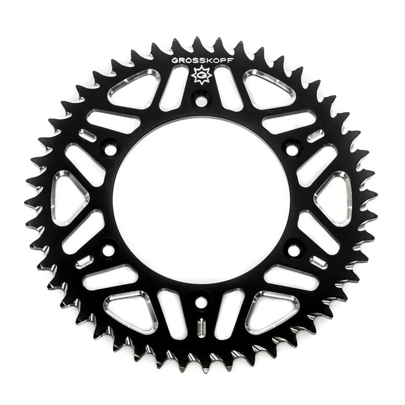 Grosskopf REAR Sprocket Aluminium T7075 Ergal 289 50 28950 Honda CR/CRF '83-'25, BETA RR '13-'25, JTR210.50 LANC.520 - Black