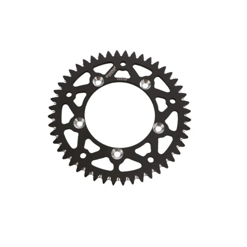 Grosskopf REAR Sprocket Aluminium T7075 Ergal 4552 48 455248 KTM SX65 '98-'24 JTR894.48 - Black