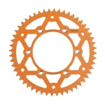Grosskopf Ergal 899 Rear Sprocket 52T, Aluminium T7075, 520 2 Grosskopf REAR Sprocket Aluminium T7075 Ergal 899 52 89952 KTM/HUSQVARNA/HUSABERG JTA897.52 Lanc. 520 - Orange