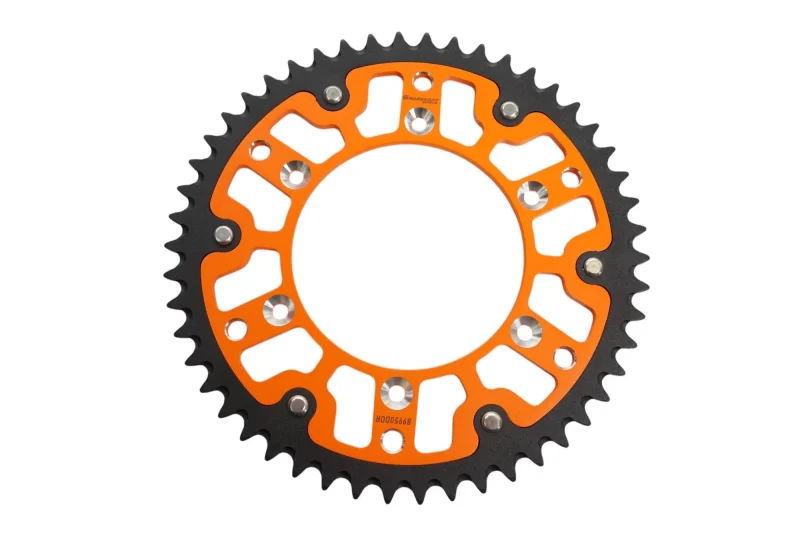 Grosskopf REAR Sprocket DUAL RING / Stealth STEEL-ALUMINIUM 899 45 89945 KTM/HUSQVARNA/HUSABERG/GASGAS - Orange