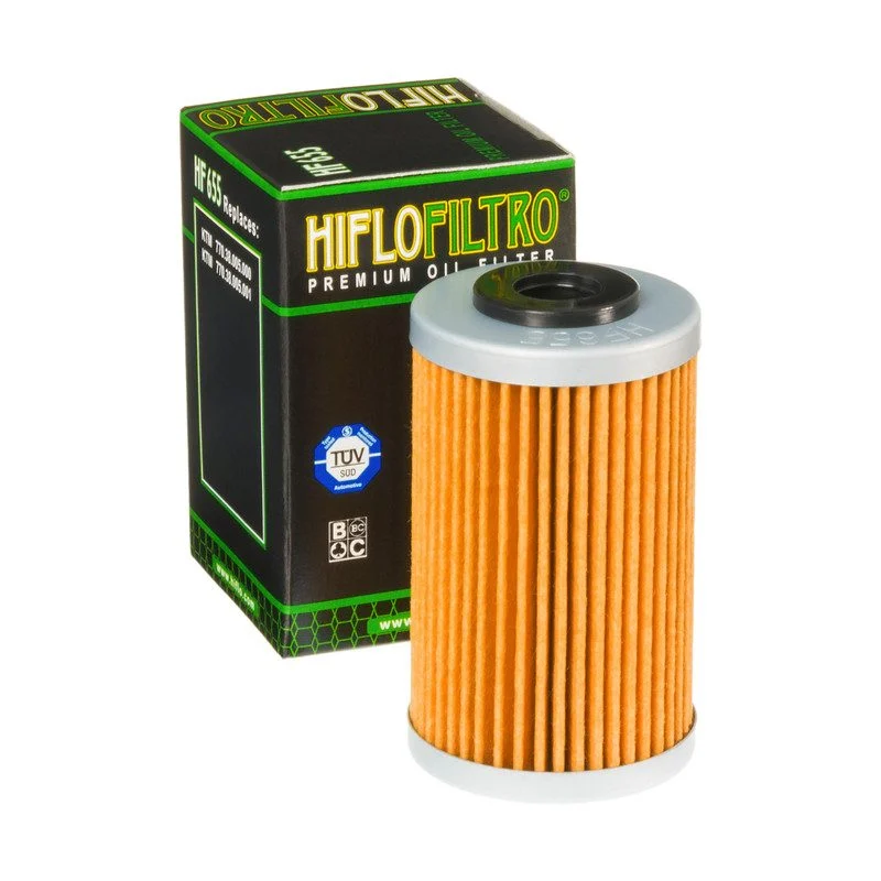 Hiflo OIL Filter HF 655 SXF/EXCF 250 '06-'12, EXC450/500, Husaberg '09-'12 50