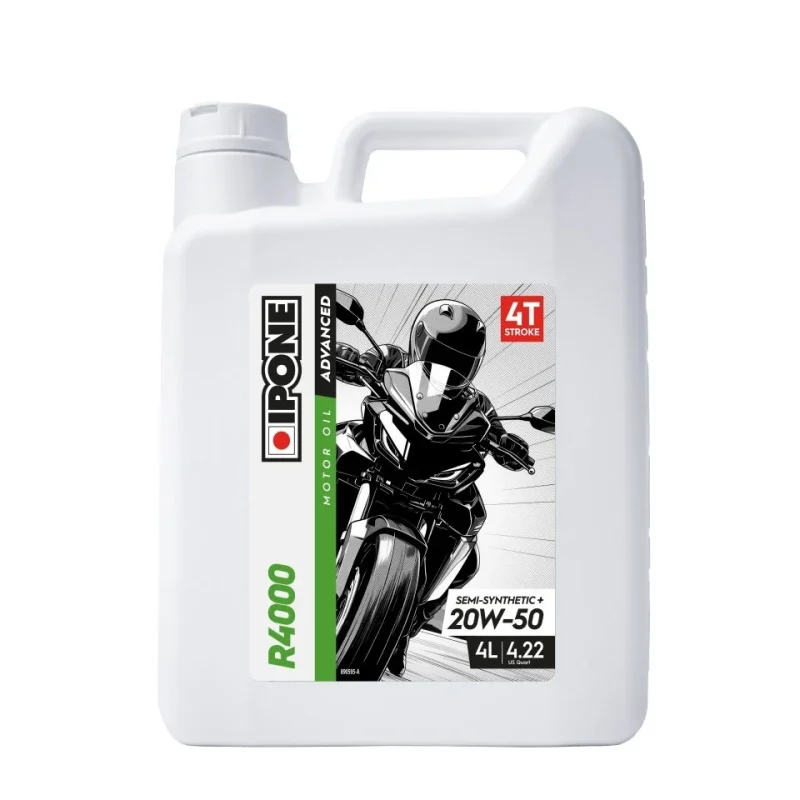 Ipone R4000 20W50 Engine OIL SEMI-SYNTHETIC PLUS 4L Ester, MA2 AKC 6