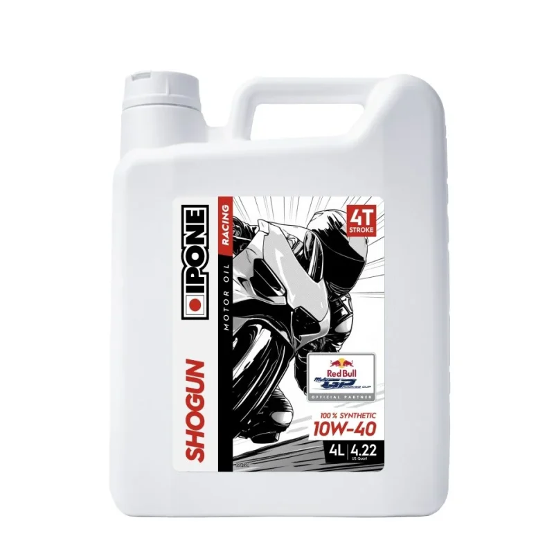 Ipone Shogun 4T 10W40 Engine OIL 100% Synthetic 4L AKC