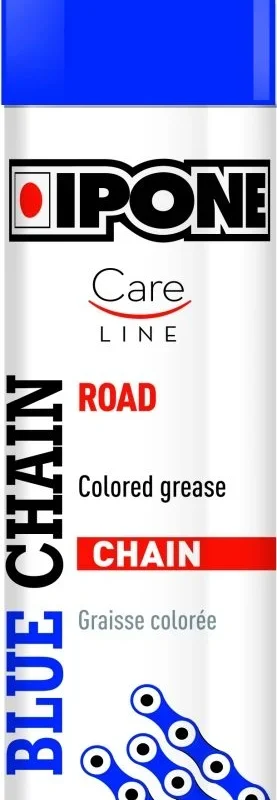 Ipone Spray Chain 250ML BLUE Chain LUBE - Blue (Careline) (Akc) (12)