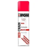 Ipone Spray Chain 250 ml, Red 1 Ipone Spray Chain 250ML RED Chain LUBE - Red (Careline) (Akc) (12)