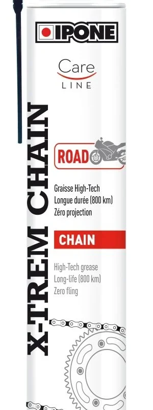 Ipone Spray Chain 750ML X-TREM ROAD Chain LUBE Careline AKC 12