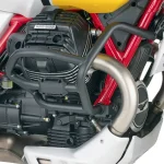 Kappa Frame Crash Bars MOTO Guzzi V85 TT '19-'25 2 Kappa Frame Crash Bars MOTO Guzzi V85 TT '19-'25 - Black