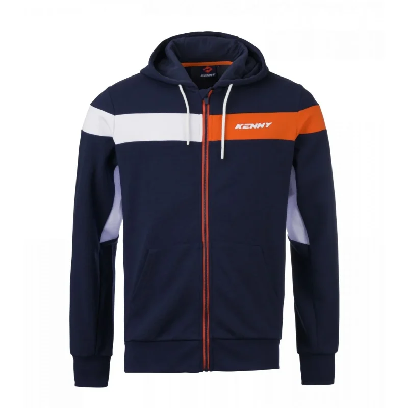 Kenny Racing Hoodie Racing - Blue/Orange/White