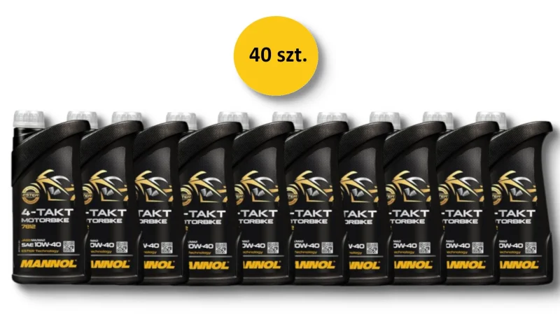 Mannol Engine OIL 4T Motorbike 10W40 1L Ester + MA2 Synthetic 7812 — 20 API SN