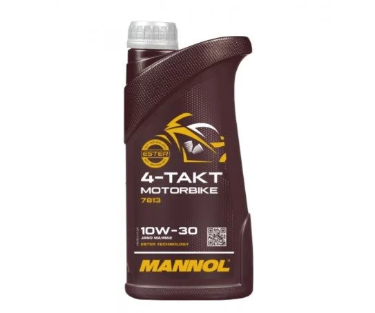 Mannol Engine OIL 4T Motorbike 10W30 1L Synthetic Ester Technology JASO MA/MA2 7813 20