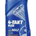 Mannol Engine Oil 4T Plus 10W40 1L Api Sl, Jaso Ma/MA2 Semi-Synthetic 7202 - 40-Pack Carton 1 Mannol Engine OIL 4T PLUS 10W40 1L API SL, JASO MA/MA2 SEMI-SYNTHETIC 7202 - Karton 40 Sztuk Pakiet