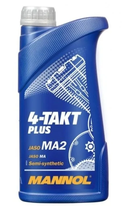 Mannol Engine OIL 4T PLUS 10W40 1L API SL, JASO MA/MA2 SEMI-SYNTHETIC 7202 - Karton 40 Sztuk Pakiet