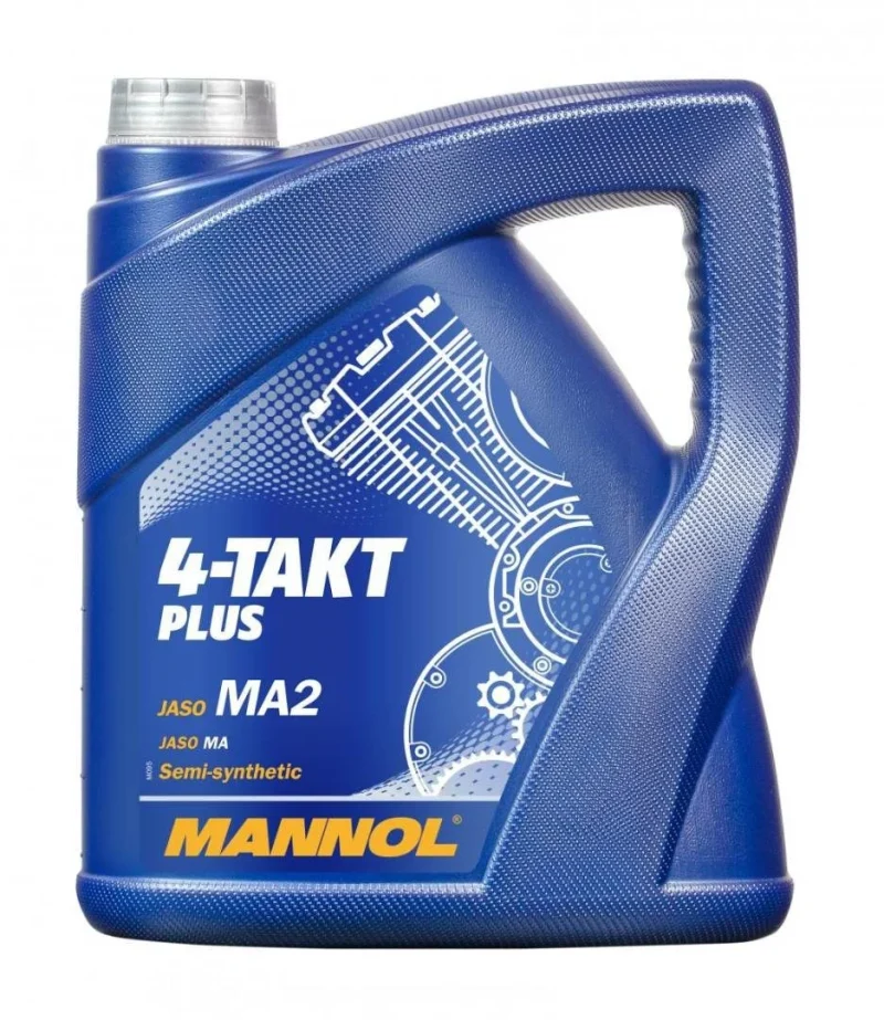 Mannol Engine OIL 4T PLUS 10W40 4L API SL, JASO MA/MA2 SEMI-SYNTHETIC 7202 4
