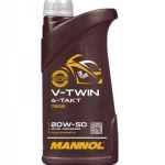 Mannol Engine OIL 4T V-TWIN 20W50 1 L MA2 Fullsyntetyk JASO MA/MA2, API SL 20 1 Mannol Engine OIL 4T V-TWIN 20W50 1 L MA2 Fullsyntetyk JASO MA/MA2, API SL 20