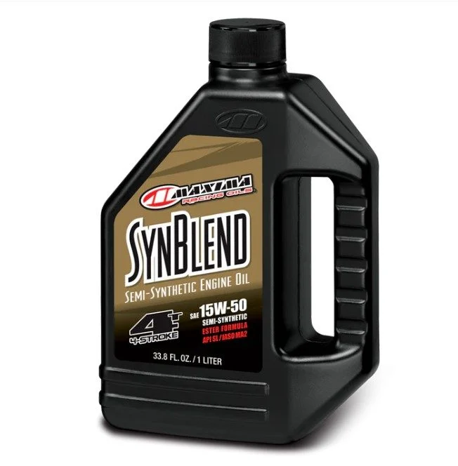 Maxima Racing OILS Engine OIL SEMI-SYNTHETIC SYN Blend Ester 15W50 1 LITR 12 AKC