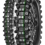 Mitas Tyre 110/100-18 Terra FORCE-EX MH Super Light 64M TT Rear Green Stripe DOT 17/2026 REPLACES:70000180,70000105 2 Mitas Tyre 110/100-18 Terra FORCE-EX MH Super Light 64M TT Rear Green Stripe DOT 17/2026 REPLACES:70000180,70000105