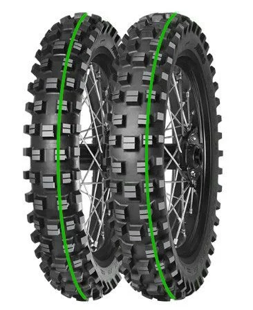 Mitas Tyre 120/90-18 Terra FORCE-EX XT-754 Super Light 65M TT Rear Green Stripe DOT 01-50/2025 460102 REPLACES:70000224