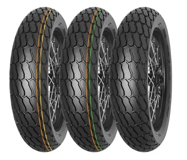 Mitas Tyre 130/80-19 27X7-19 FLAT Track Super SOFT NHS TT ORANGE-GREEN Stripe FRONT/REAR DOT 2026 DOT:DXDS/DJDS Nowosc 20242 REPLACES:70000357 Substitute: H-18 FLAT Track
