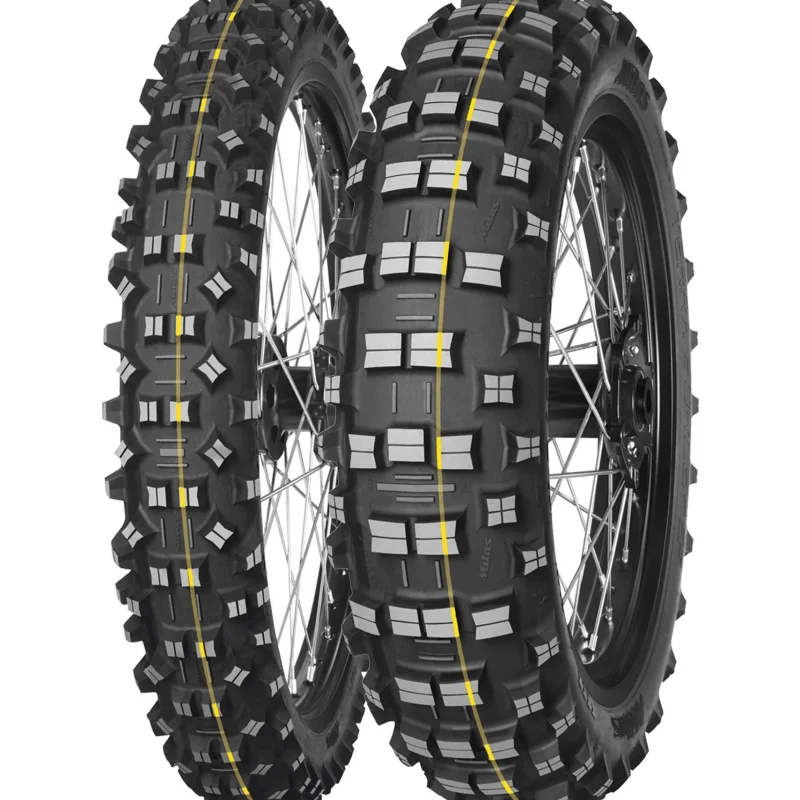 Mitas Tyre 140/80-18 Terra FORCE-EF Super 70R TT Rear Yellow Stripe DOT 40-48/2024 460070 REPLACES:70000200,70000204