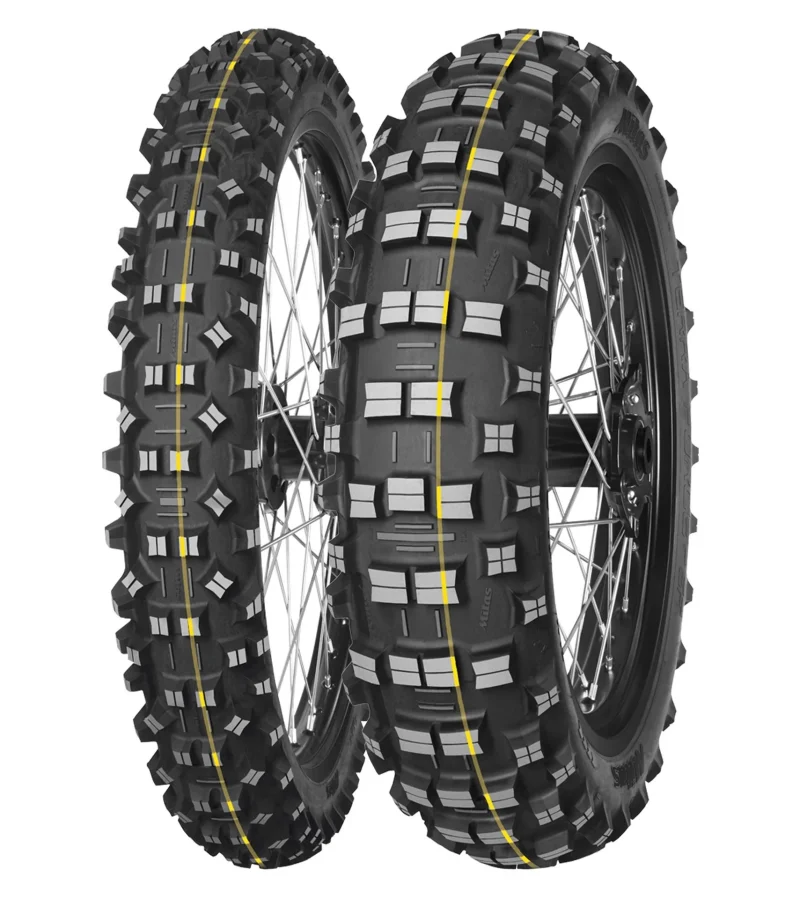 Mitas Tyre 140/80-18 Terra FORCE-EF Super 70R TT Rear Yellow Stripe DOT 40-48/2024 460070 REPLACES:70000200,70000204