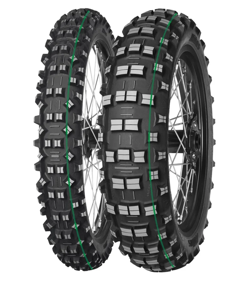 Mitas Tyre 140/80-18 Terra FORCE-EF Super Light 70R TT Rear Green Stripe DOT 18-23/2026 460071 REPLACES:70000199
