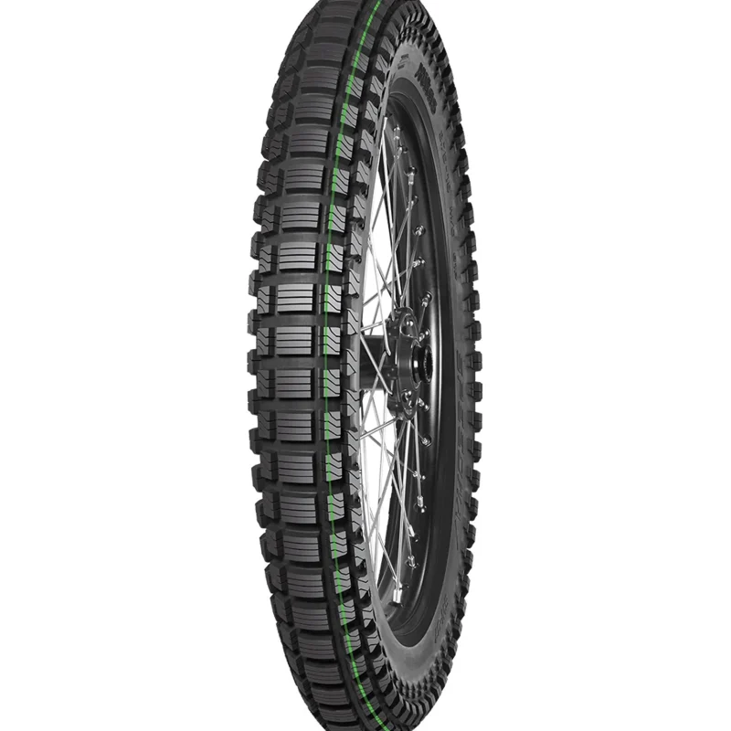 Mitas Tyre 3.75-19 Speedway SOFT 61P TT NHS Green Stripe Rear DOT 2025 DOT:XVDP/JXDP REPLACES:70000343