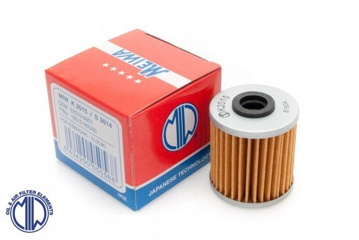 MIW Meiwa OIL Filter Kawasaki KXF 250 04-16, Suzuki RMZ 250/450 04-16 HF207 50