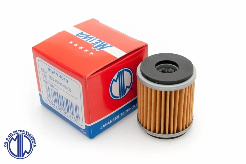 MIW Meiwa OIL Filter Yamaha YZF 250 '09-'20, YZF 450 '09-'20, WRF 250/450 '09-'20, YFZ, YBR, YFM 250 HF140 50