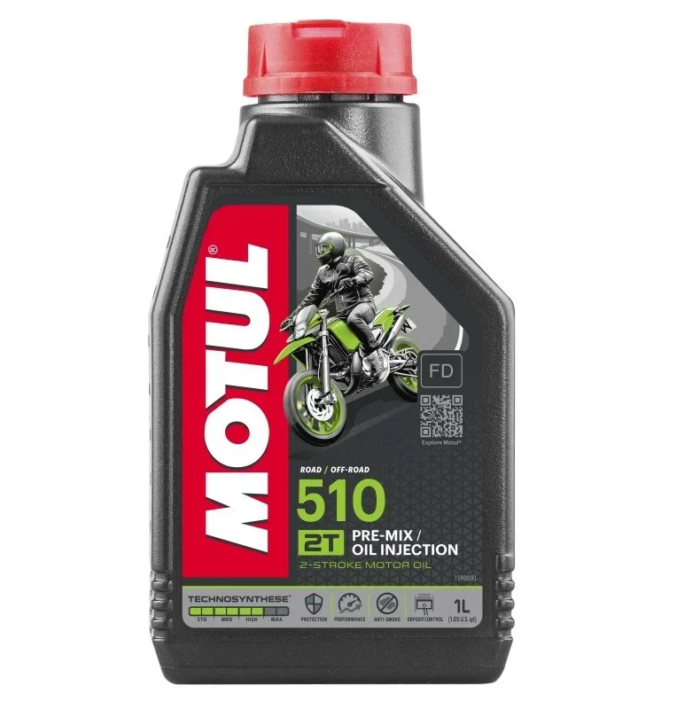 Motul Engine OIL 510 2T 1L ROAD/OFF ROAD SEMI-SYNTHETIC