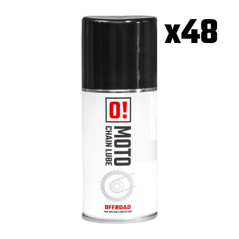 Omoto SET 48 PCS Spray Chain LUBE 150ML OFF ROAD O! Chain LUBE O!Moto OLE-042 PACK 48 PCS