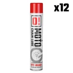 Omoto SET 12 PCS Spray Chain LUBE 750ML OFF ROAD O! Chain LUBE O!Moto OLE-023 PACK 12 PCS 1 Omoto SET 12 PCS Spray Chain LUBE 750ML OFF ROAD O! Chain LUBE O!Moto OLE-023 PACK 12 PCS