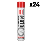 Omoto Set 24 Pieces Spray Chain LUBE 2 Omoto SET 24 Sztuki Spray Chain LUBE 750ML OFF ROAD O! Chain LUBE O!Moto OLE-023 PACK 24 Sztuki