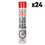 Omoto Set 24 Pieces Spray Chain LUBE 750ML Road O! Chain LUBE O!Moto OLE-006 Pack 2 O!Moto Omoto SET 24 Sztuki Spray Chain LUBE 750ML ROAD O! — 24 Sztuki