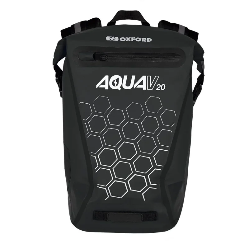 Oxford Backpack Waterproof AQUA V-20 Capacity 20L - Black (Stary Kod: Ol995)