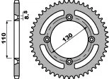 PBR REAR Sprocket 249 56 Aluminium Ergal Lanc. 428 MADE IN Italy