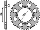 PBR REAR Sprocket 798 56 Aluminium Ergal Lanc. 428 MADE IN Italy