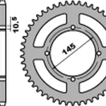 PBR REAR Sprocket 857 49 C45 Yamaha XT 600 '83-'89, XT 600Z Tenere '87-'89, XTZ 660 Tenere '91-'00, XV 125 Virago '97-'01, XV 250 Virago '89-'05 JTR857.49 Lanc. 520 MADE IN Italy 1 PBR REAR Sprocket 857 49 C45 Yamaha XT 600 '83-'89, XT 600Z Tenere '87-'89, XTZ 660 Tenere '91-'00, XV 125 Virago '97-'01, XV 250 Virago '89-'05 JTR857.49 Lanc. 520 MADE IN Italy