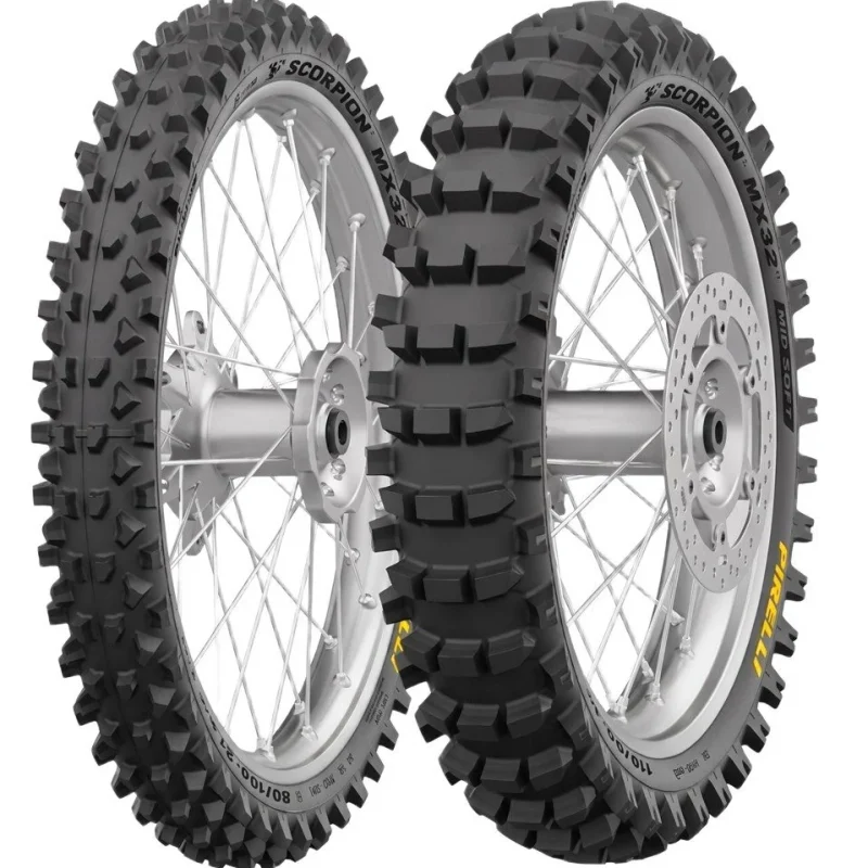 Pirelli Tyre 80/100-21 NEW Scorpion MX32 MID SOFT MST 51M TT M/C Front DOT 47-49/2025