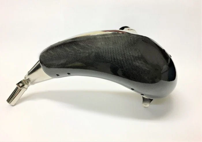 Promx Carbon Large Pipe Guard DEP Pipes DEPT2243 2T KTM 250/300, XC 250 '19-, EXC-TPI 20-, Husqvarna TX 250/300 '19-, TE