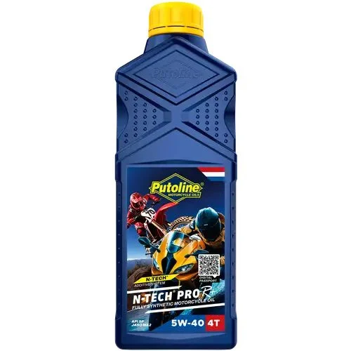 Putoline Engine OIL 4T 100% Synthetic N-TECH® PRO R+ 5W40 1L ROAD / OFF ROAD AKC