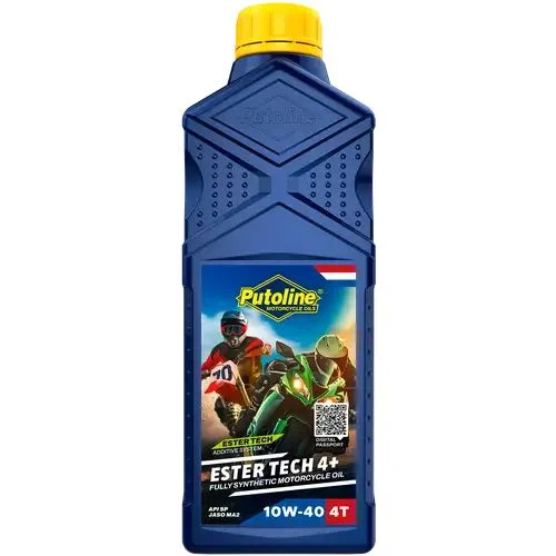 Putoline Engine OIL 4T 100% Synthetic Ester TECH 4+ 10W40 1L ROAD / OFF ROAD AKC