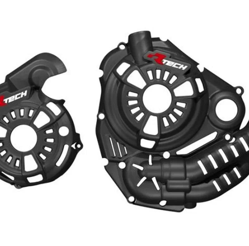 Racetech Rtech Boczne Engine Guards Technopolymer Komplet T7 Revolution Yamaha Tenere 700 '19-'24 - Black
