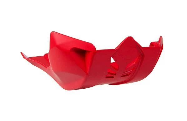 Racetech Rtech Engine Guard Technopolymer Honda CRF 450 L / X '19-'24, CRF 450 R / RX '17-'20, CRF 250 R / RX '18-'21 - Red