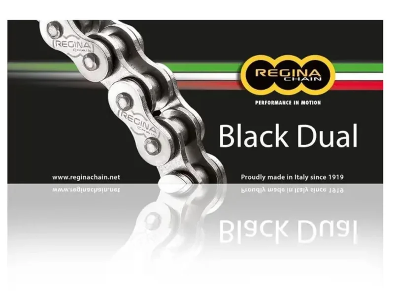 Regina Drive Chain 525ZRA 112 Links Z-RING DUAL DO 800 CCM Black Rivet Link 137ZRA/1007