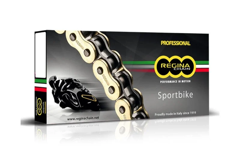 Regina Drive Chain 525ZRP 116 Links Z-RING Maximoto DO 1300 CCM Gold Rivet Link 137ZRP/00D