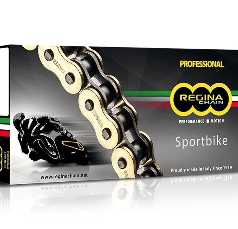 Regina Drive Chain 525ZRP 116 Links Z-RING Maximoto DO 1300 CCM Gold Rivet Link 137ZRP/00D