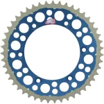 Renthal REAR Sprocket Twinring 270 49 STEEL-ALUMINIUM ,49 27049 2 Renthal REAR Sprocket Twinring 270 49 STEEL-ALUMINIUM ,49 27049 - Blue Yamaha Yz/Yzf/Wr